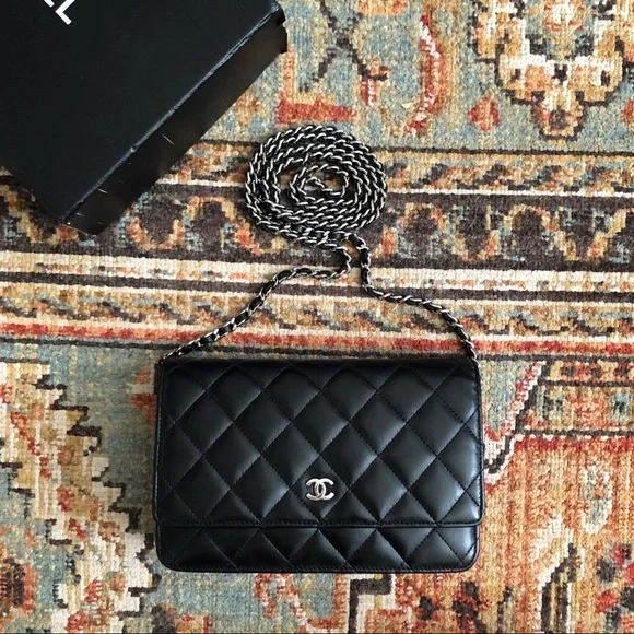 SOLD***Chanel Classic WOC Wallet on Chain Flap Bag - Picture 6 of 12